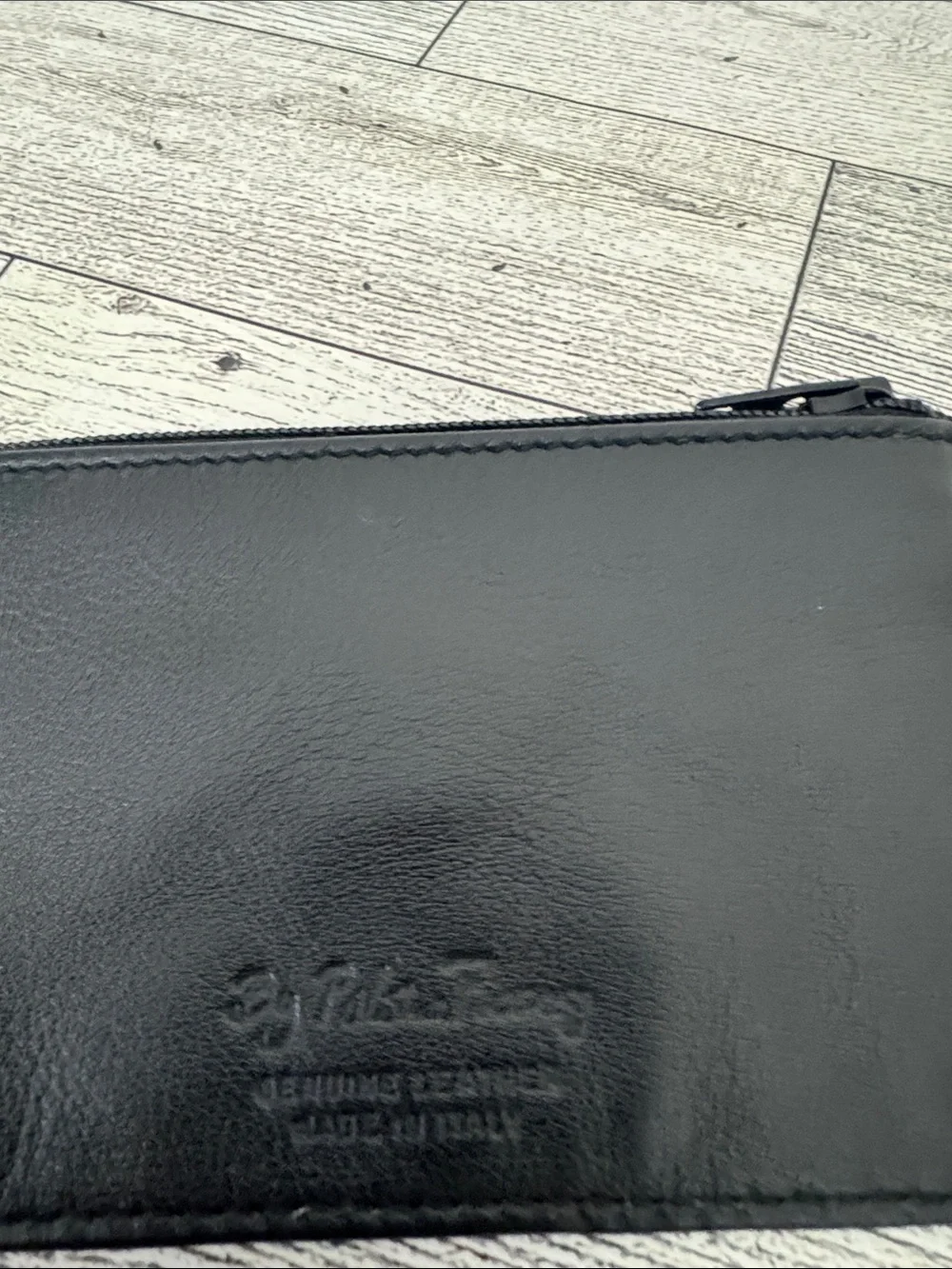 Paloma Picasso Vintage Black Leather Coin Wallet/Pouch